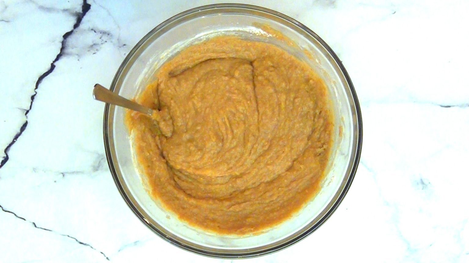 Pumpkin bread batter