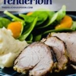 Pinterest pin for a mojo pork recipe.