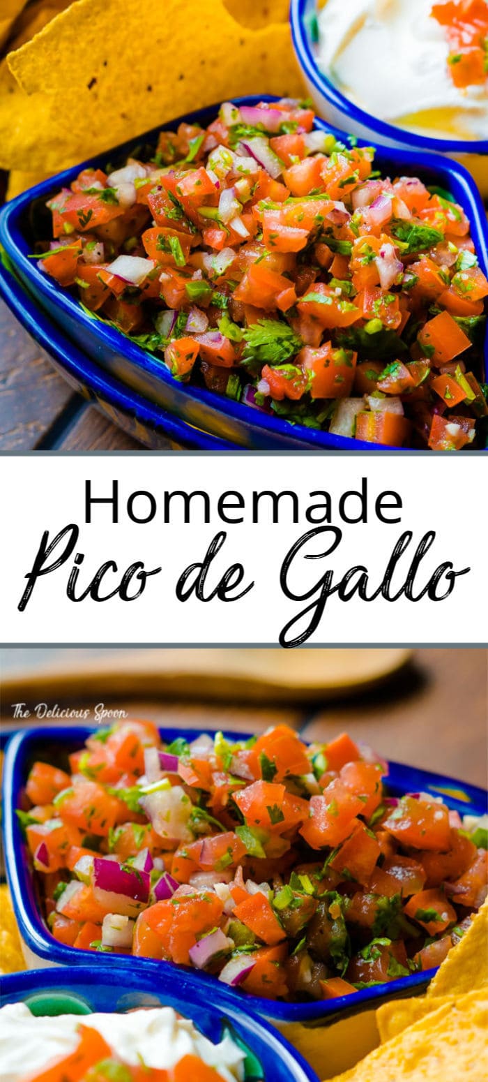 pinterest pin for pico de gallo
