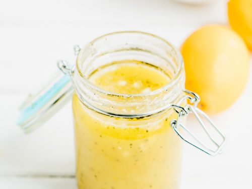 Lemon Garlic Vinaigrette Dressing Lemon Garlic Vinaigrette Dressing