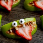 Monster apple snack.