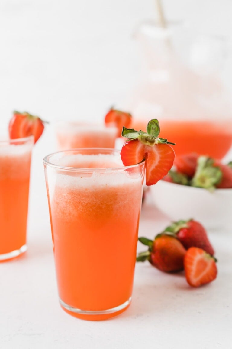 Homemade Strawberry Lemonade