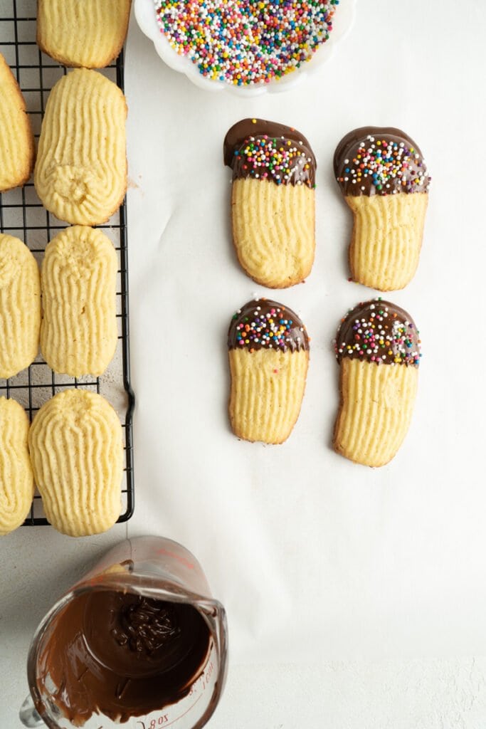 Traditional Italian Sandwich Cookies Dressed up 4 ways!