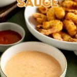 Pinterest pin showing a bowl of bangbang sauce.