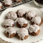 A plate of Italian Chocolate Spiced Cookies.